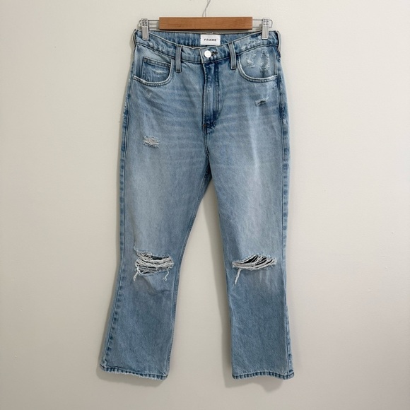 Frame Le High N Tight Crop Mini Bootcut Jeans - Picture 2 of 8